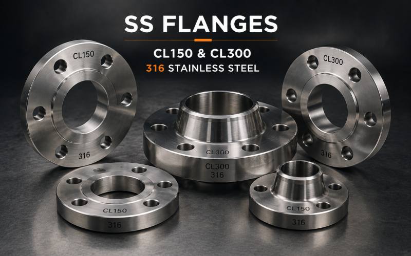 SS Flanges CL150 & CL300 316