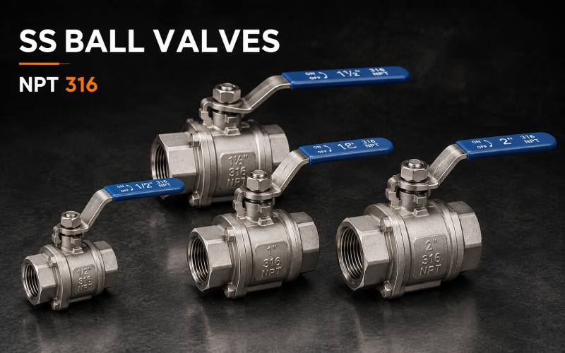 SS Ball Valves NPT 316